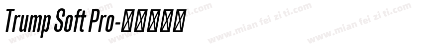 Trump Soft Pro字体转换